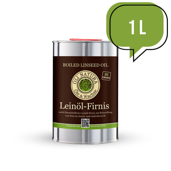 OLI-NATURA Leinöl-Firnis 1 l