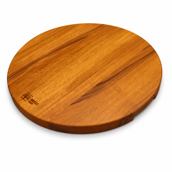 Einzelstück Pizzabrett Nussbaum Ø 35 cm
