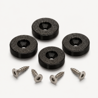 TPU-Ersatzfüße schwarz, 4er-Set